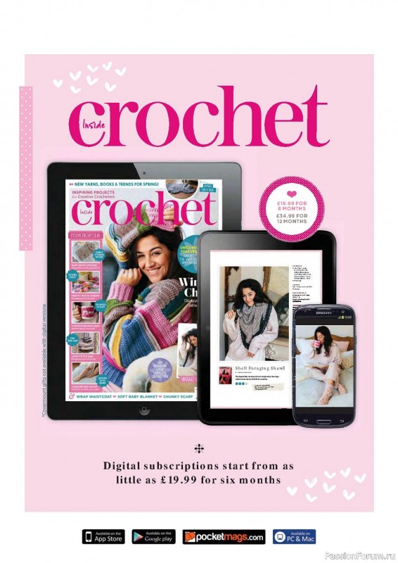 Вязаные модели крючком в журнале «Inside Crochet №146 2022»