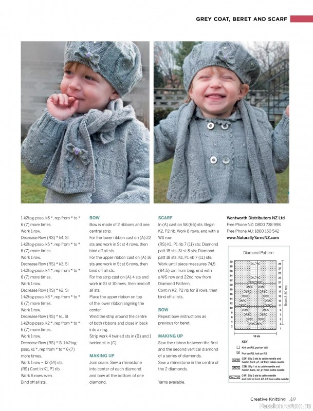Вязаные модели спицами в журнале «Creative Knitting №90 2025»