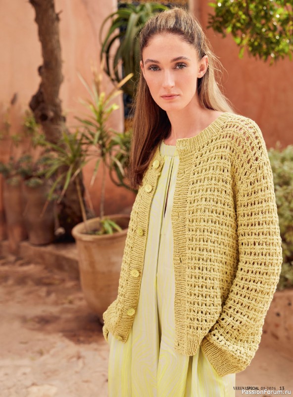 Вязаные модели в журнале &laquo;Модное вязание №1 2026&raquo;