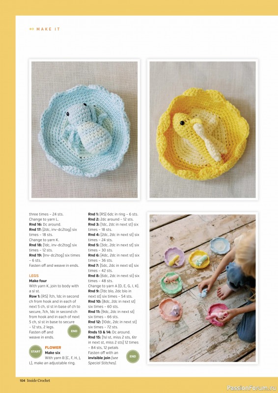 Вязаные проекты крючком в журнале «Inside Crochet №182 2025»