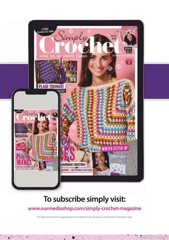 Вязаные проекты крючком в журнале «Simply Crochet №168 2025»