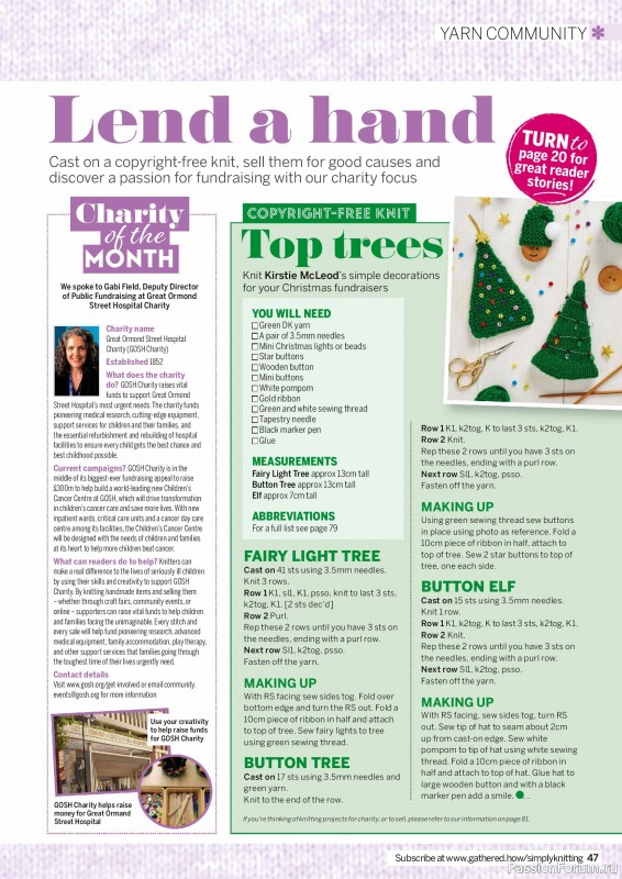 Вязаные проекты крючком в журнале «Simply Knitting №270 2025»