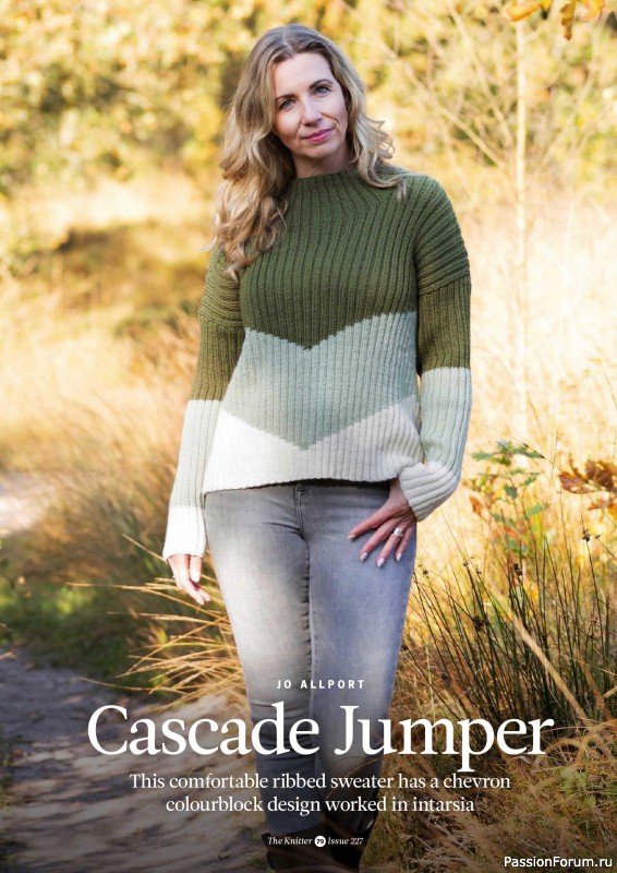 Вязаные проекты спицами в журнале «The Knitter №227 2026»