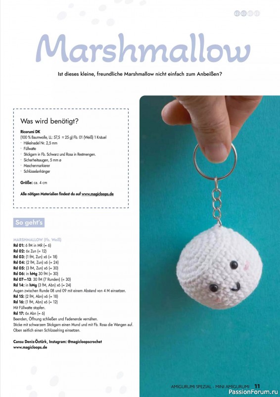 Вязаные проекты в журнале «Amigurumi Spezial - Mini №2 2025»