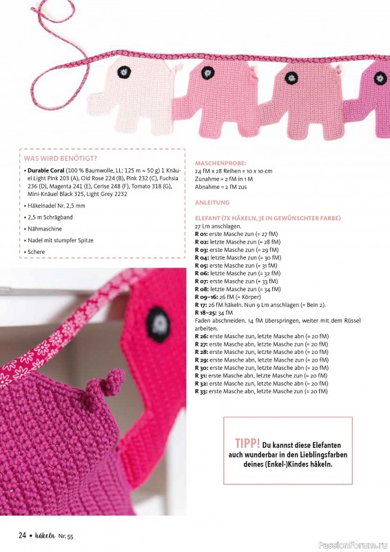 Вязаные проекты в журнале «Hakeln das MaschenMagazin №55 2026»