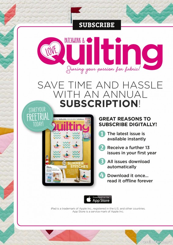 Коллекция проектов для рукодельниц в журнале &laquo;Love Patchwork & Quilting №166 2026&raquo;