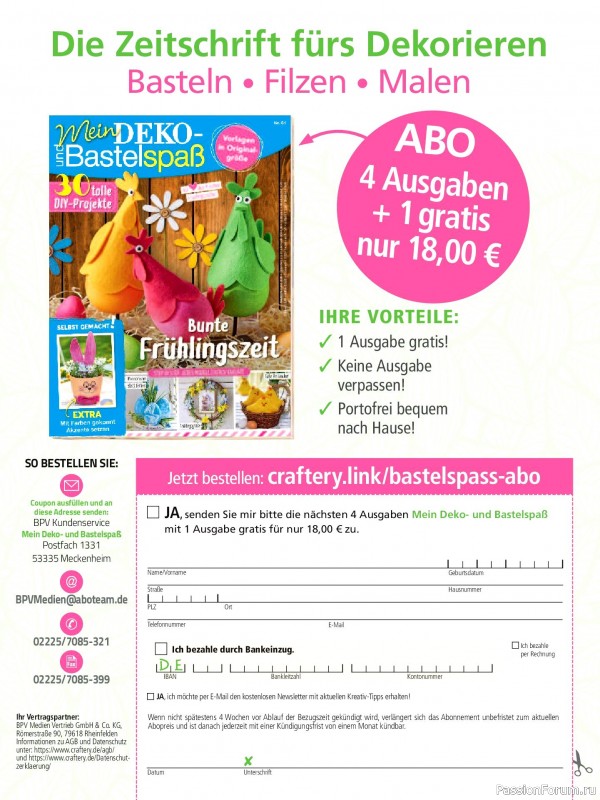 Коллекция проектов для рукодельниц в журнале &laquo;Mein Deko & Bastelspa&szlig; Sonderheft BS488 2026&raquo;