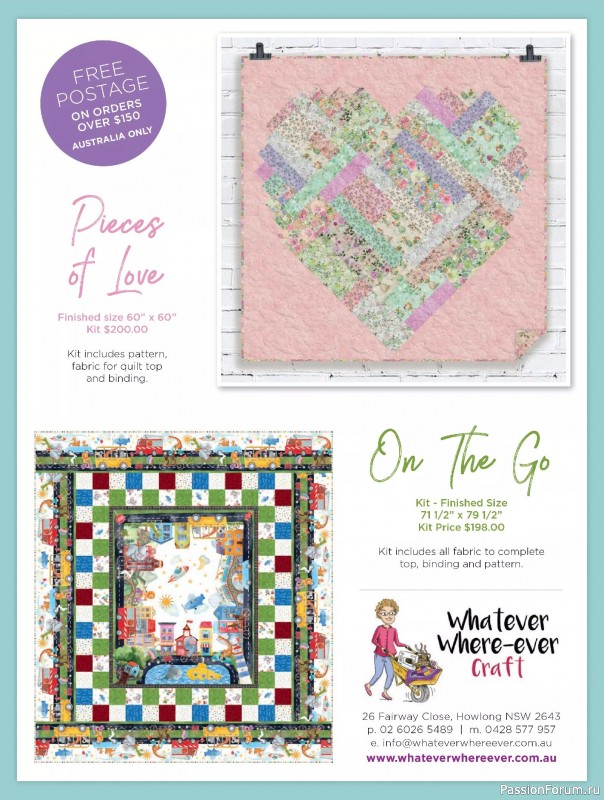 Коллекция проектов для рукодельниц в журнале «Quilters Companion №136 2025»