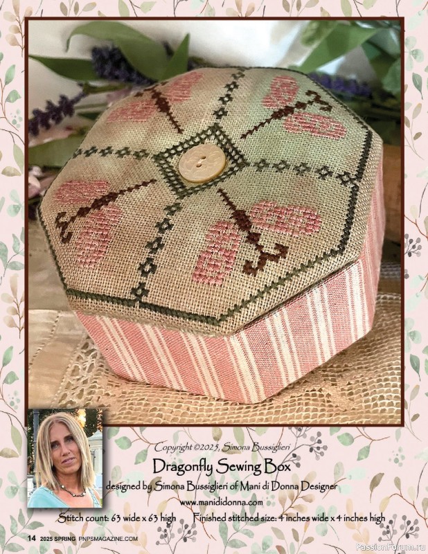 Коллекция вышивки в журнале «Punch Needle & Primitive Stitcher - Spring 2025»