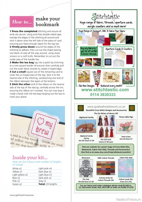 Коллекция вышивки в журнале &laquo;The World of Cross Stitching №370 2026&raquo;