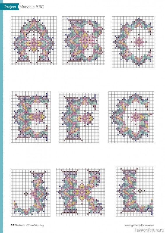 Коллекция вышивки в журнале «The World of Cross Stitching №373 2026»