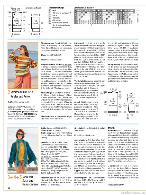 Вязаные модели в журнале «Sabrina German №10 2023»