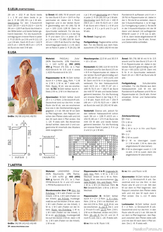 Вязаные модели в журнале «Verena Stricktrends №2 2024»