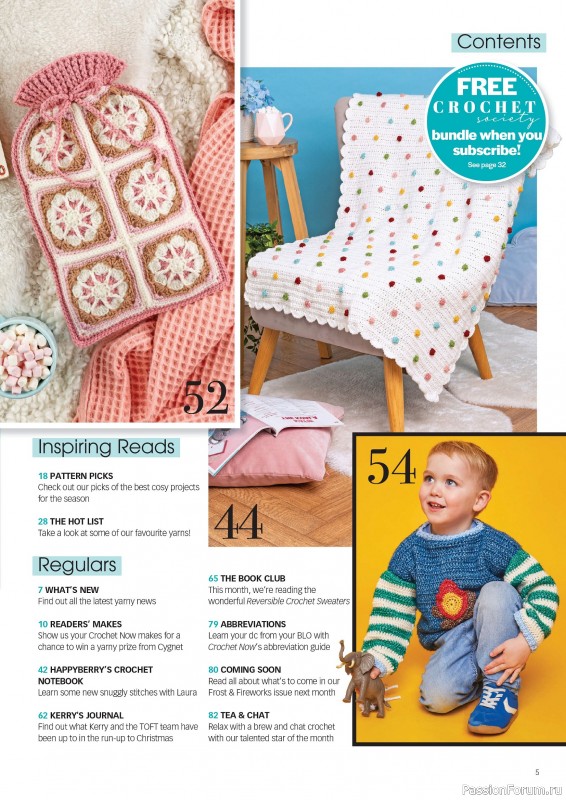 Вязаные проекты крючком в журнале «Crochet Now №128 2025»