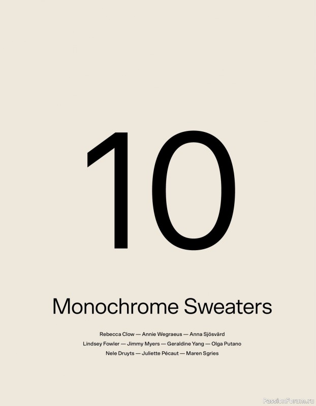 Вязаные проекты в книге &laquo;52 weeks of Sweater&raquo;. Часть 1