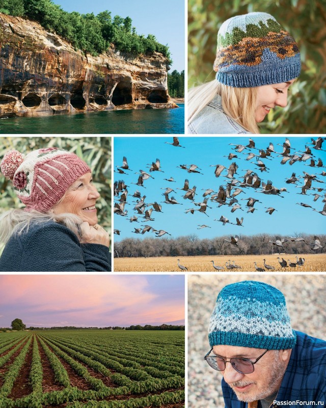 Вязаные проекты в книге «Knitting the U.S.A.». Часть 2