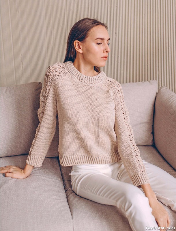 Вязаные проекты в книге &laquo;Реглан сверху&raquo;.