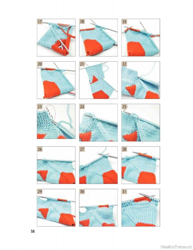 Вязаные проекты в книге «Вяжем спицами домашнюю обувь».