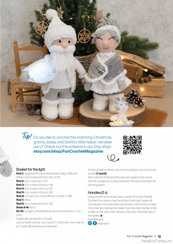 Вязаные проекты в журнале «Fun Crochet Magazine №19 2024»