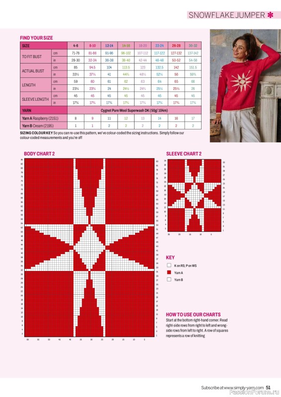 Вязаные проекты в журнале «Simply Knitting №283 2026»