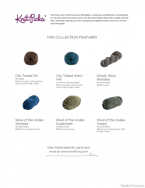 Коллекция моделей свитеров в книге «Cable Collection»