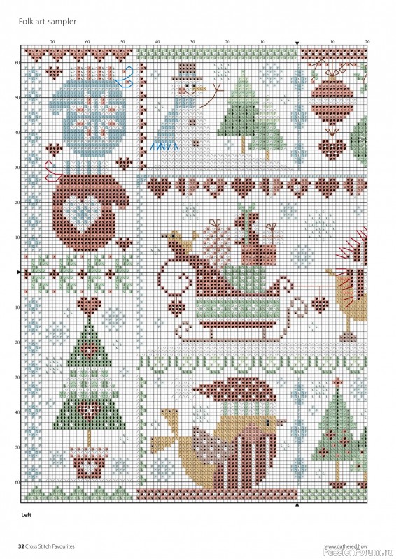 Коллекция вышивки в журнале «Cross Stitch Favourites - Christmas 2025»
