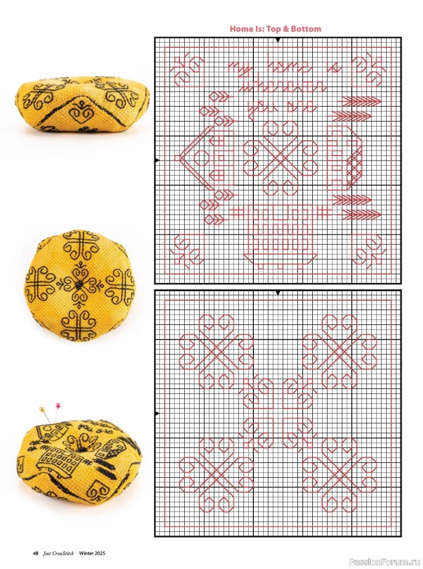 Коллекция вышивки в журнале «Just CrossStitch - Winter 2025»