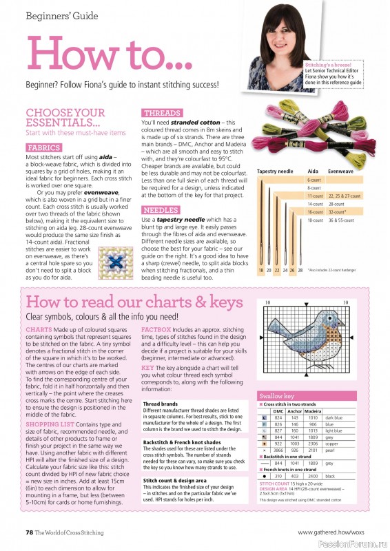 Коллекция вышивки в журнале &laquo;The World of Cross Stitching №369 2026&raquo;