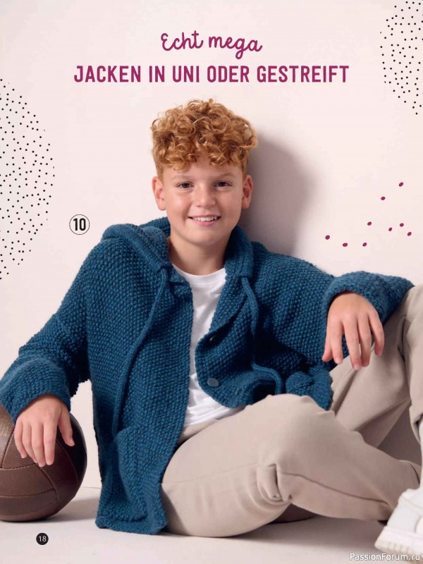 Вязаные модели для детей в журнале &laquo;Kinder Maschenmode №1 2026&raquo;