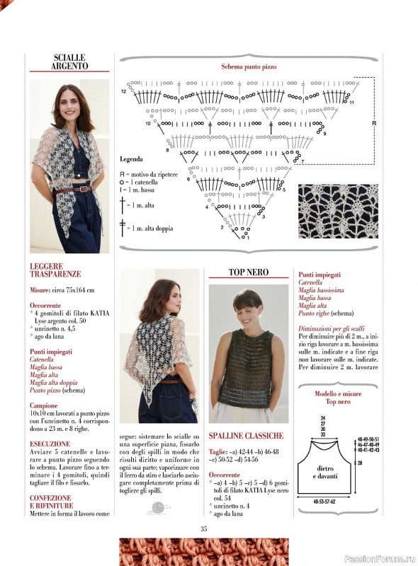 Вязаные модели в журнале «Piu Maglia №42 2024»