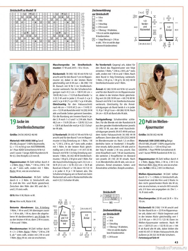Вязаные модели в журнале «Sabrina №8 2022»
