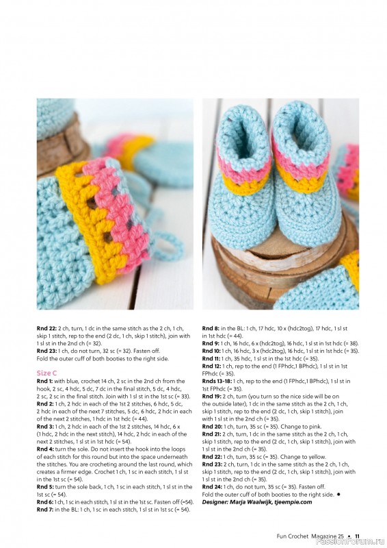 Вязаные проекты крючком в журнале «Fun Crochet Magazine №25 2025»
