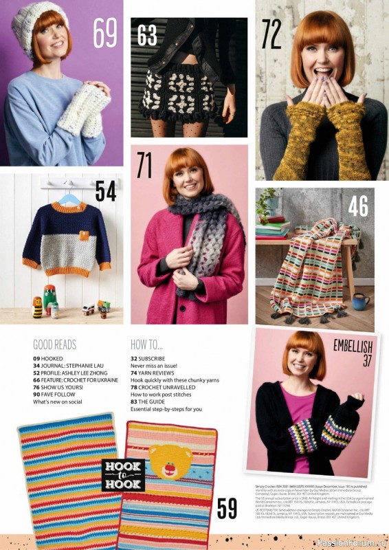 Вязаные проекты крючком в журнале «Simply Crochet №131 2022»