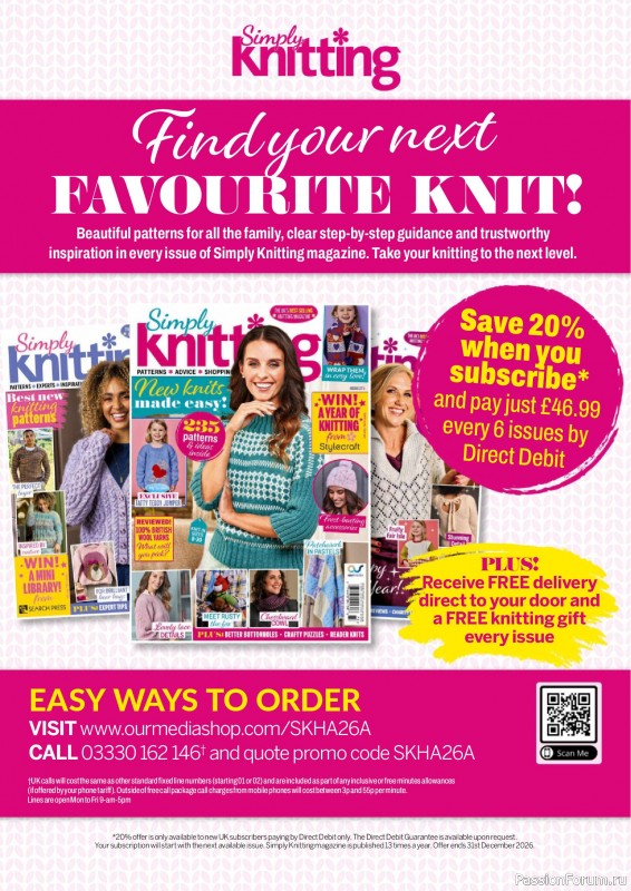 Вязаные проекты крючком в журнале «Simply Crochet №179 2026»