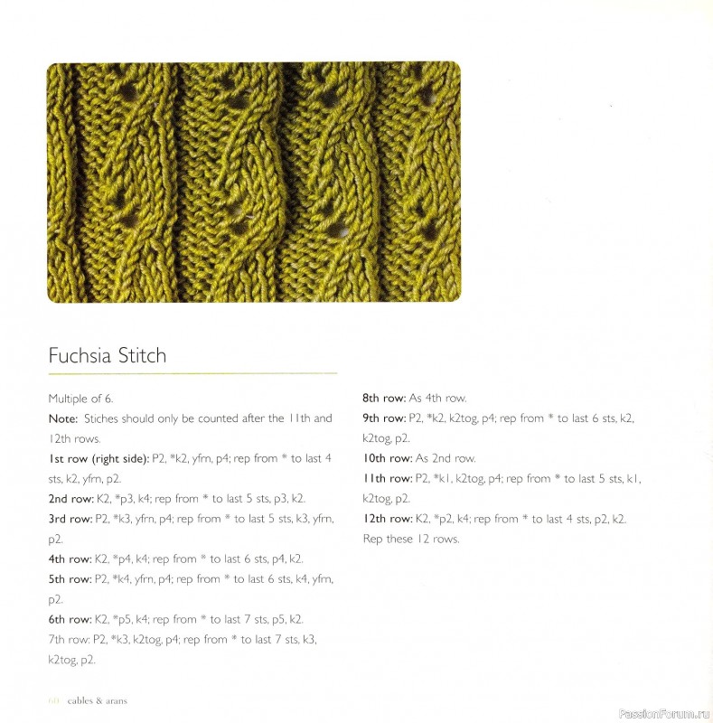 Вязаные проекты в книге &laquo;Cables & Aran Stitches-250 to Knit&raquo;