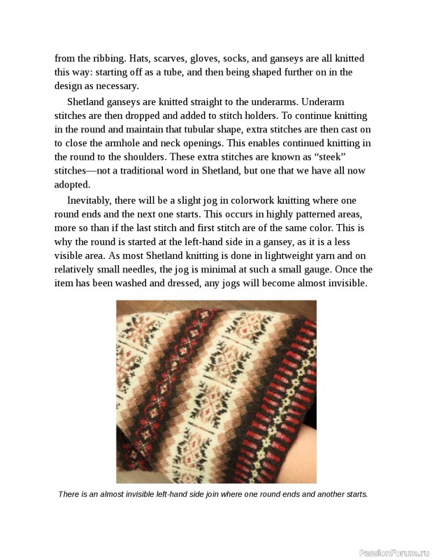 Вязаные проекты в книге «Fair Isle Knitting Tradition».