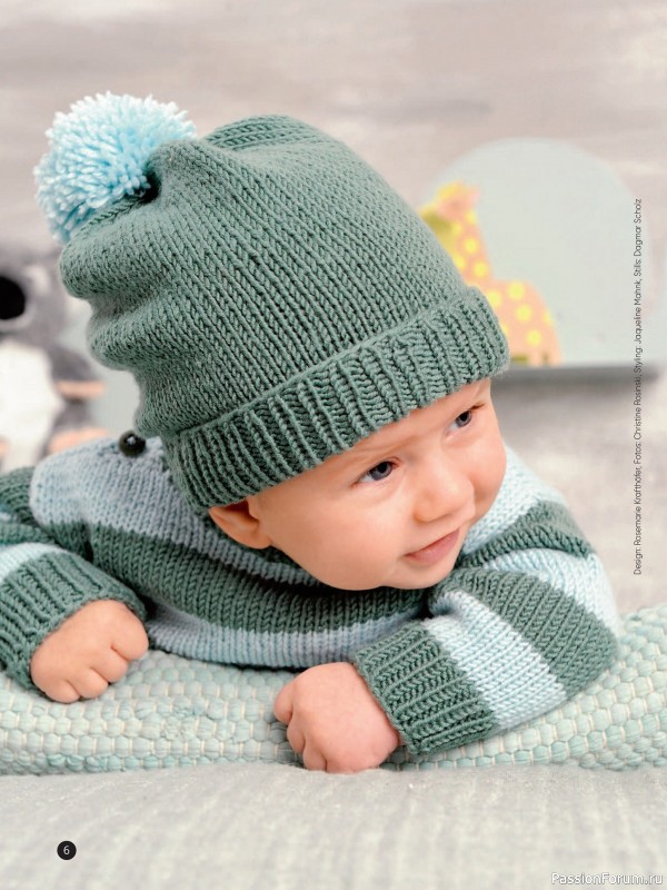 Вязаные модели для детей в журнале «Baby Maschenmode Sonderheft BM 011 2025»