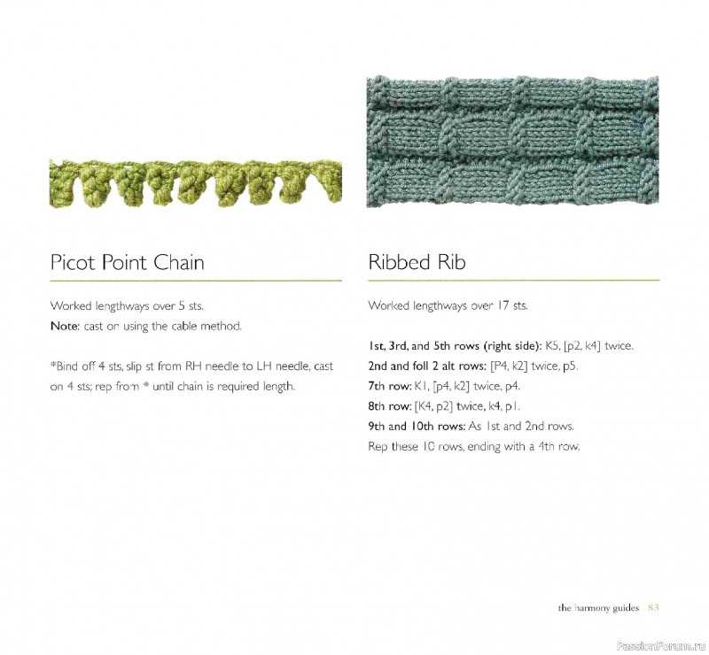 Вязаные проекты в книге &laquo;Knit Edgings & Trims 150 Stitches&raquo;.