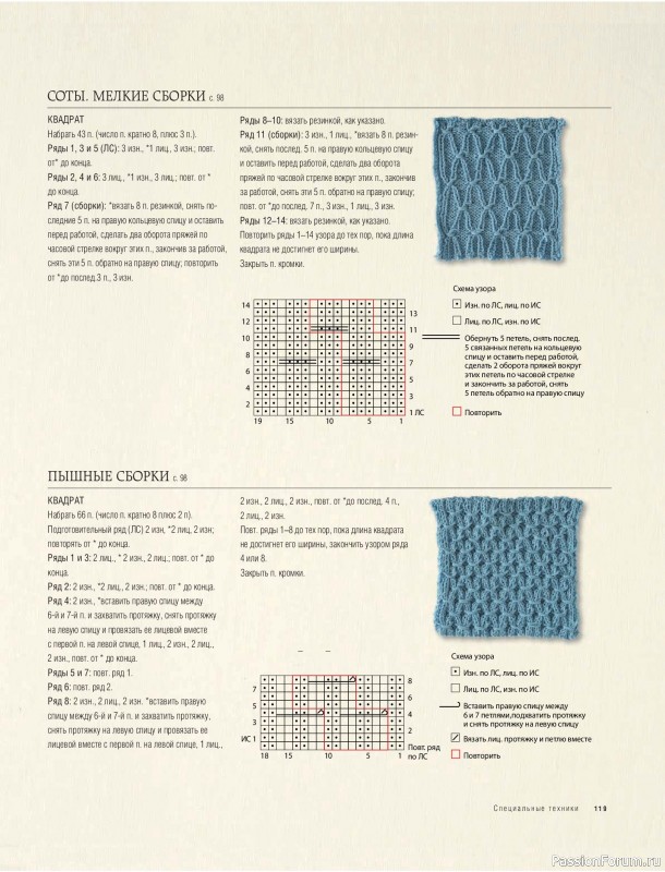 Вязаные проекты в книге &laquo;Модульное вязание на спицах&raquo;.