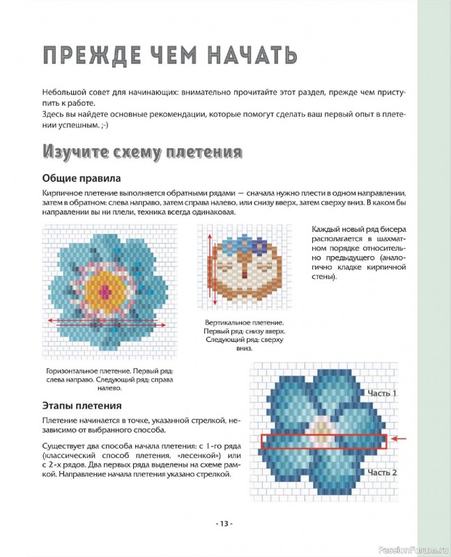 Коллекция проектов для рукодельниц в книге &laquo;Бисер шаг за шагом&raquo;. Часть 1