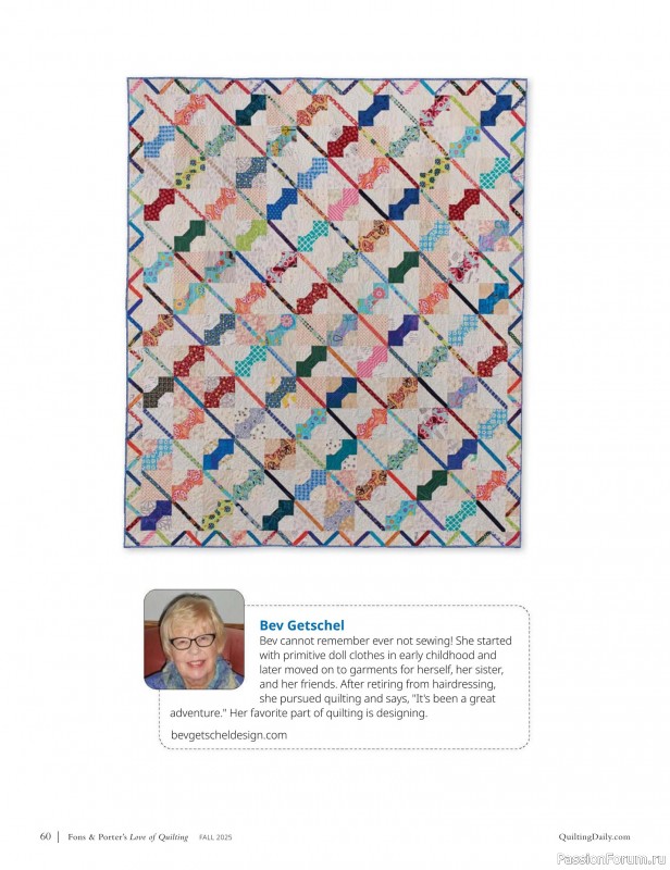 Коллекция проектов для рукодельниц в журнале «Fons & Porter’s Love Of Quilting - Fall 2025»