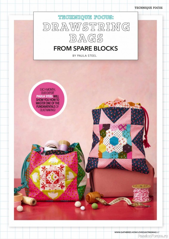 Коллекция проектов для рукодельниц в журнале «Love Patchwork & Quilting №156 2025»
