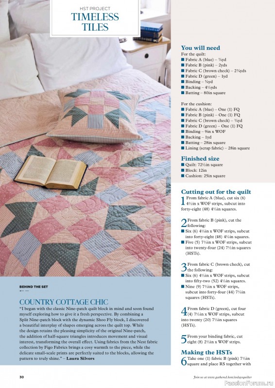 Коллекция проектов для рукодельниц в журнале «Todays Quilter №142 2026»
