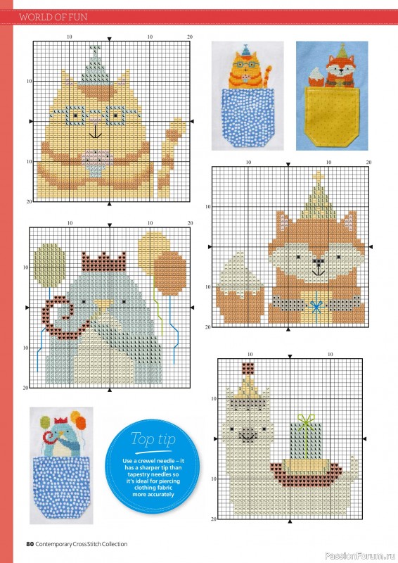 Коллекция вышивки в журнале «Ultimate CrossStitch Collection - Contemporary 2026»