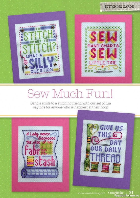 Коллекция вышивки в журнале «CrossStitcher №387 2022»