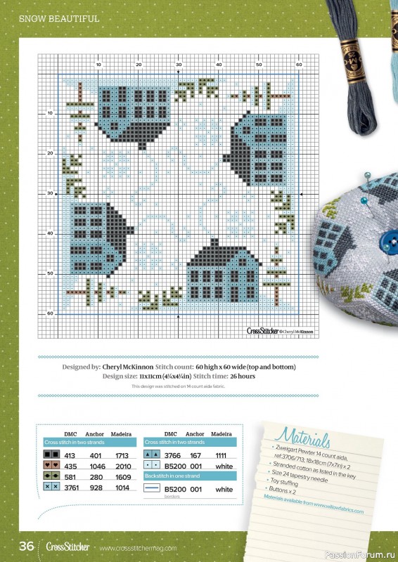 Коллекция вышивки в журнале «CrossStitcher №399 2023»