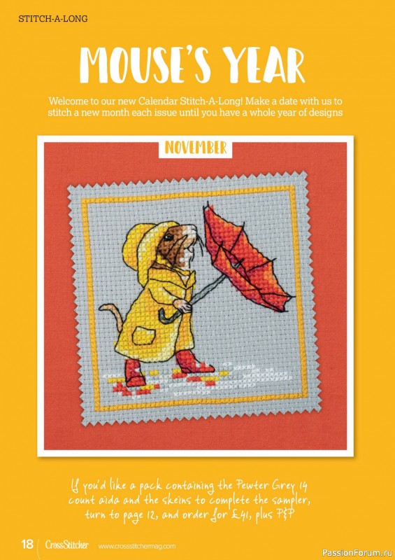 Коллекция вышивки в журнале «CrossStitcher №428 2025»