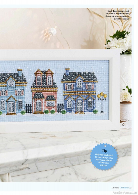 Коллекция вышивки в журнале «Ultimate CrossStitch - Christmas 2025»