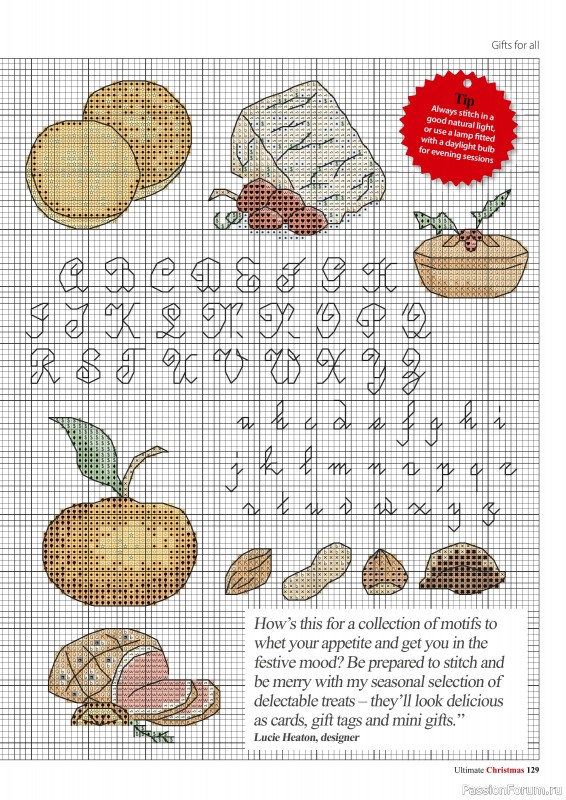 Коллекция вышивки в журнале «Ultimate CrossStitch - Christmas 2025»