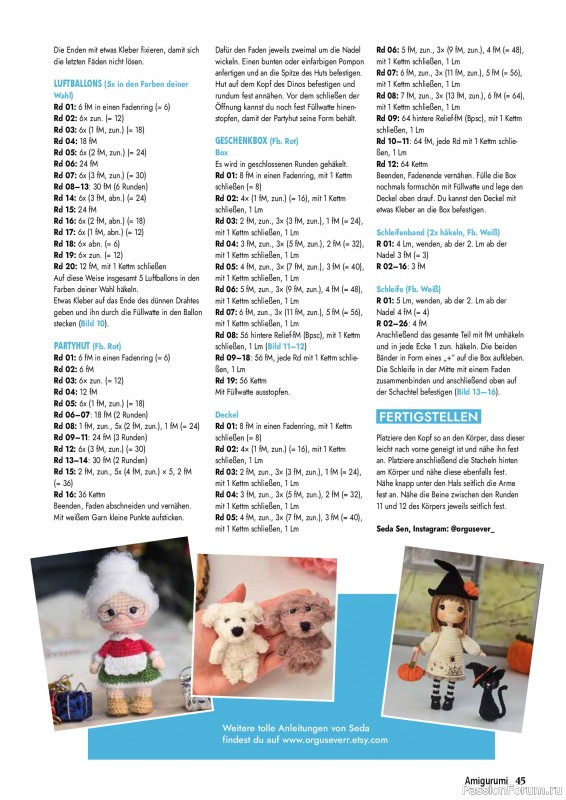 Вязаные проекты крючком в журнале «Amigurumi Magazin №28 2026»